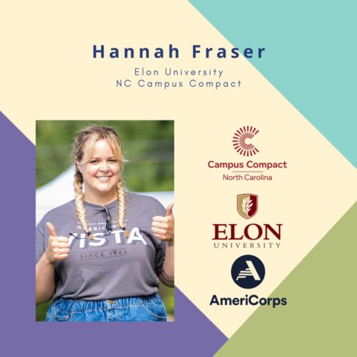 VISTA Spotlight Series: Hannah Fraser & NC Campus Compact